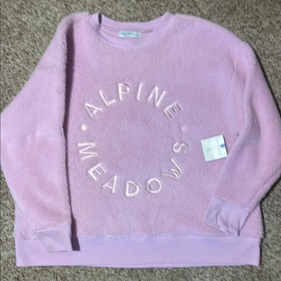 Pink Fleece Sweater - Picture 1 of 4